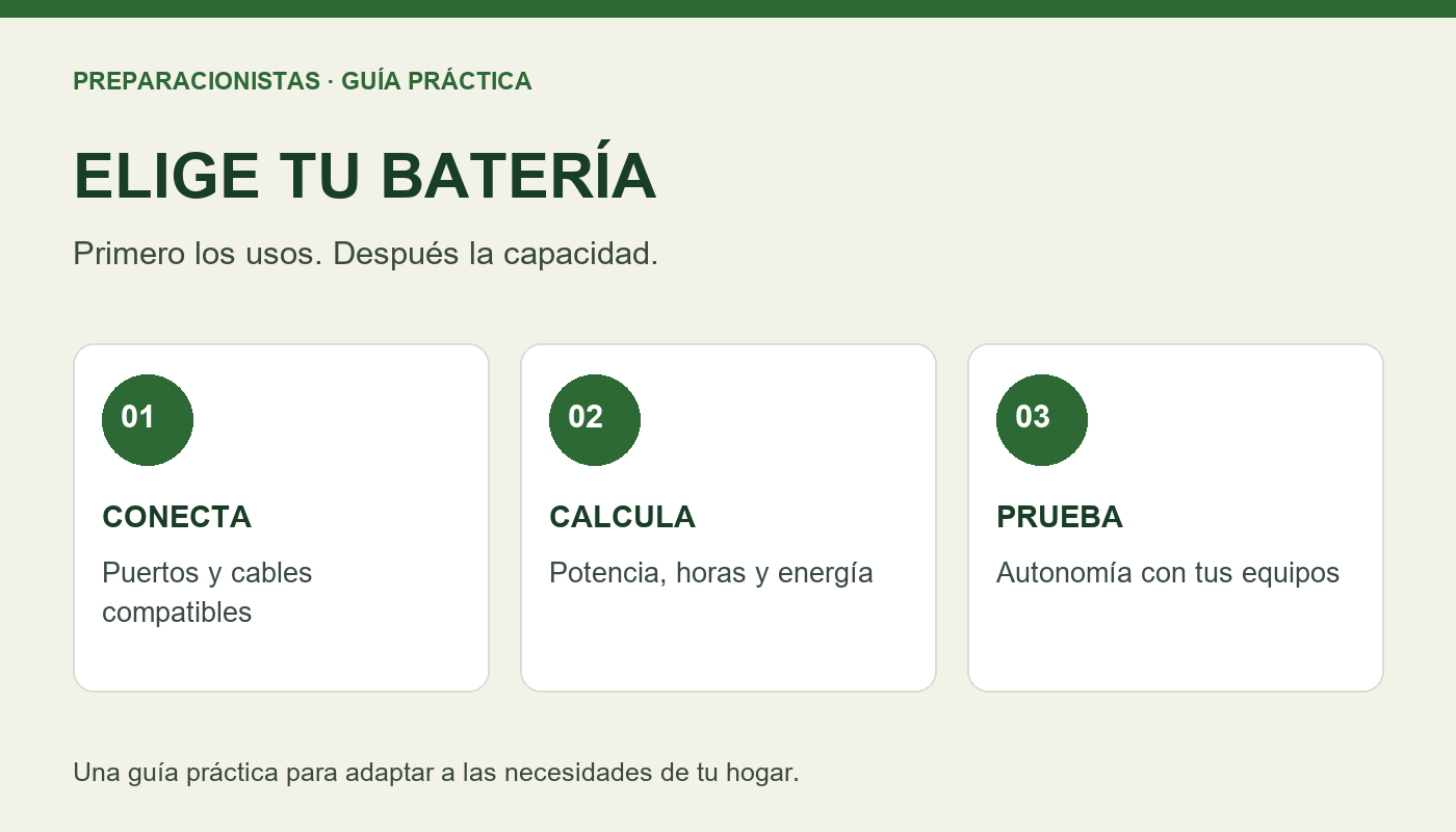 Batería externa o estación portátil: cuál necesitas para un apagón Batería externa o estación portátil: cuál necesitas para un apagón